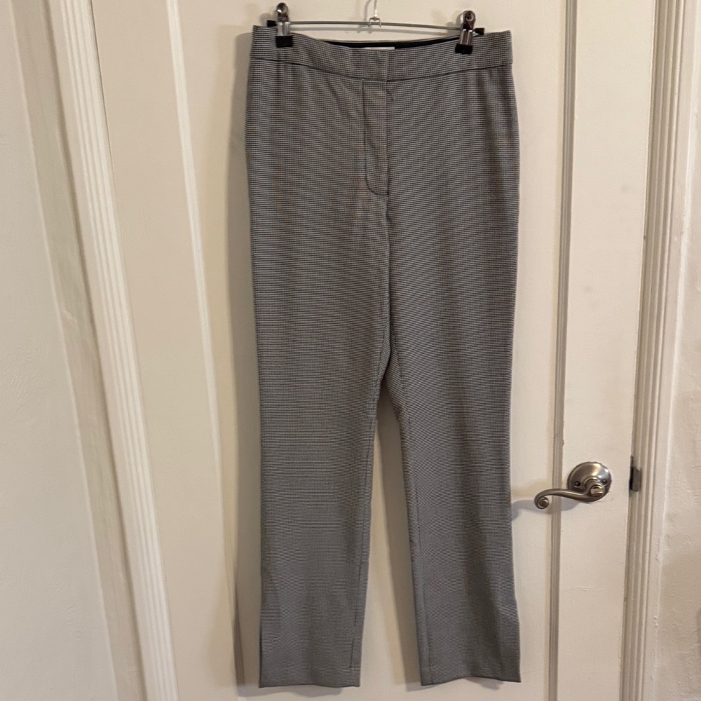 Women’s Babaton Atelier Black and White Houndstooth Pants Sz 6
